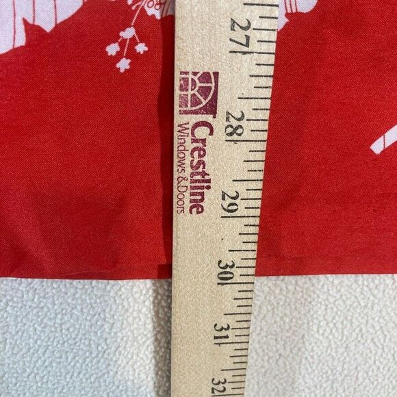 Royal Creations Hawaiian Shirt Mens L Red Floral‎ Resort Wear Vacation Travel - Picture 6 of 8